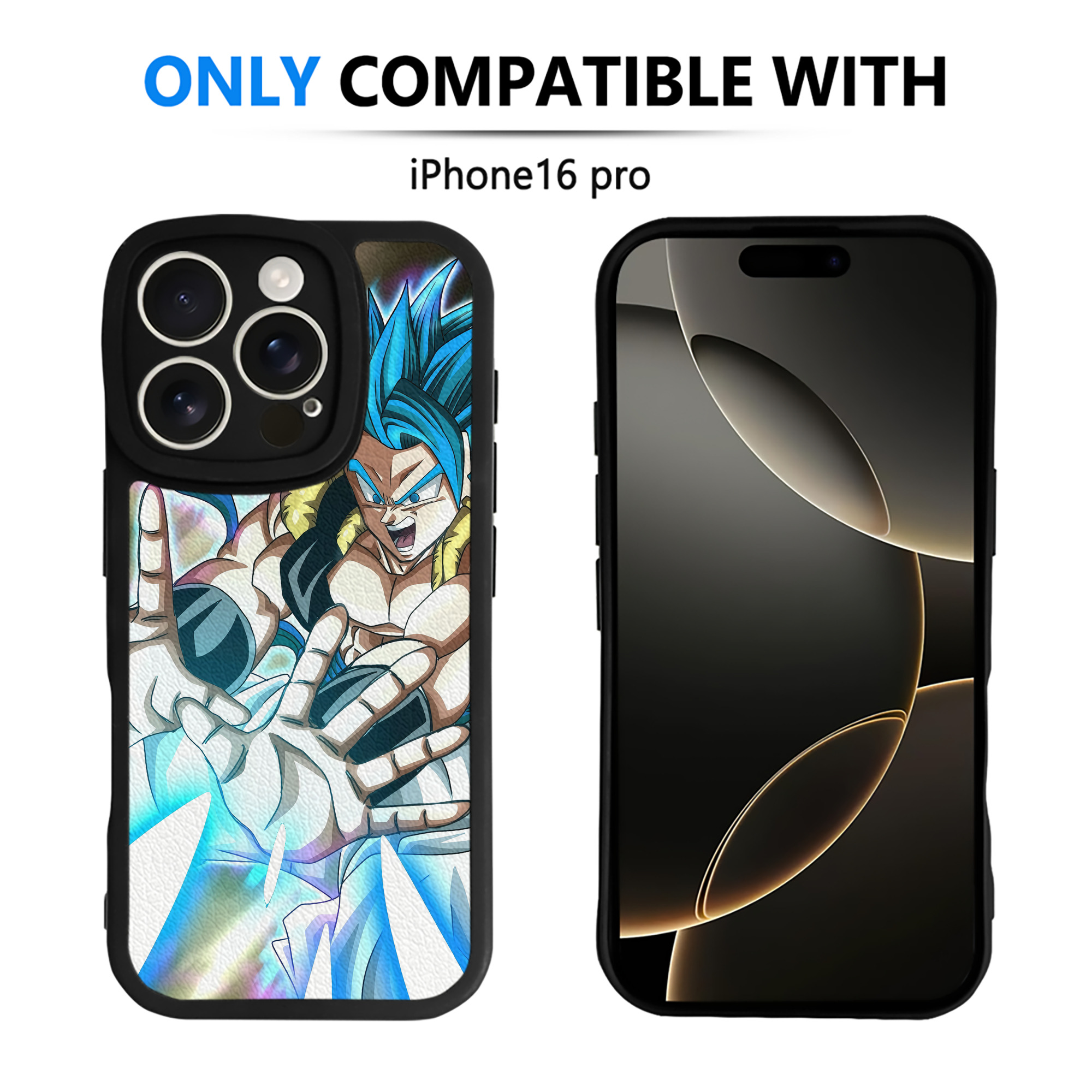 （画像用） ドラゴンボール DRAGON BALL 【iPhone 16シリーズ対応】シリコンスマホケース（レザー調） 材質：シリコン